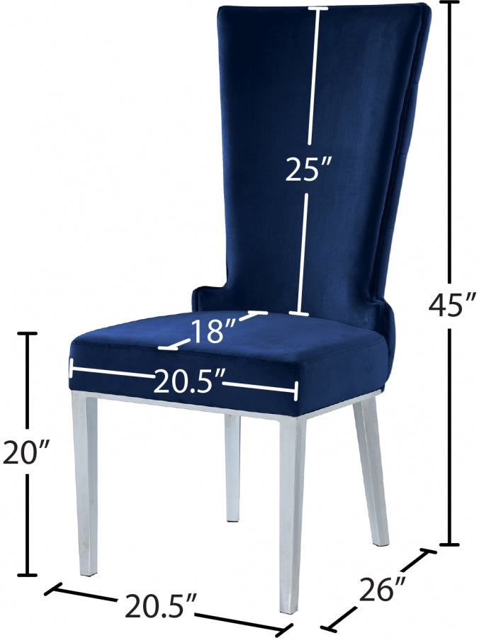 Chaise de salle à manger Serafina Velet