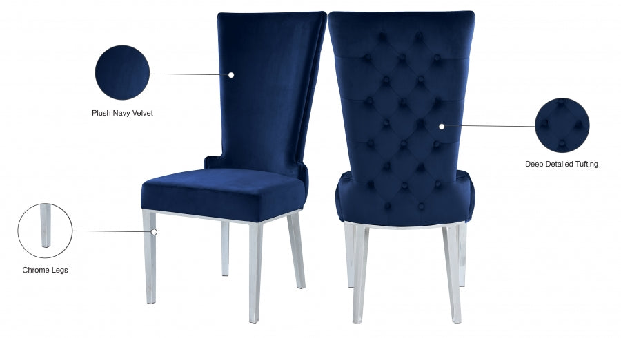 Chaise de salle à manger Serafina Velet