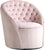 Chaise d'appoint en velours Alessio