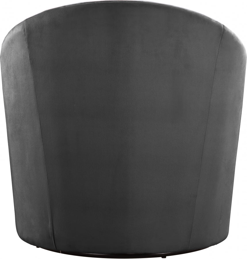 Chaise d'appoint en velours Alessio