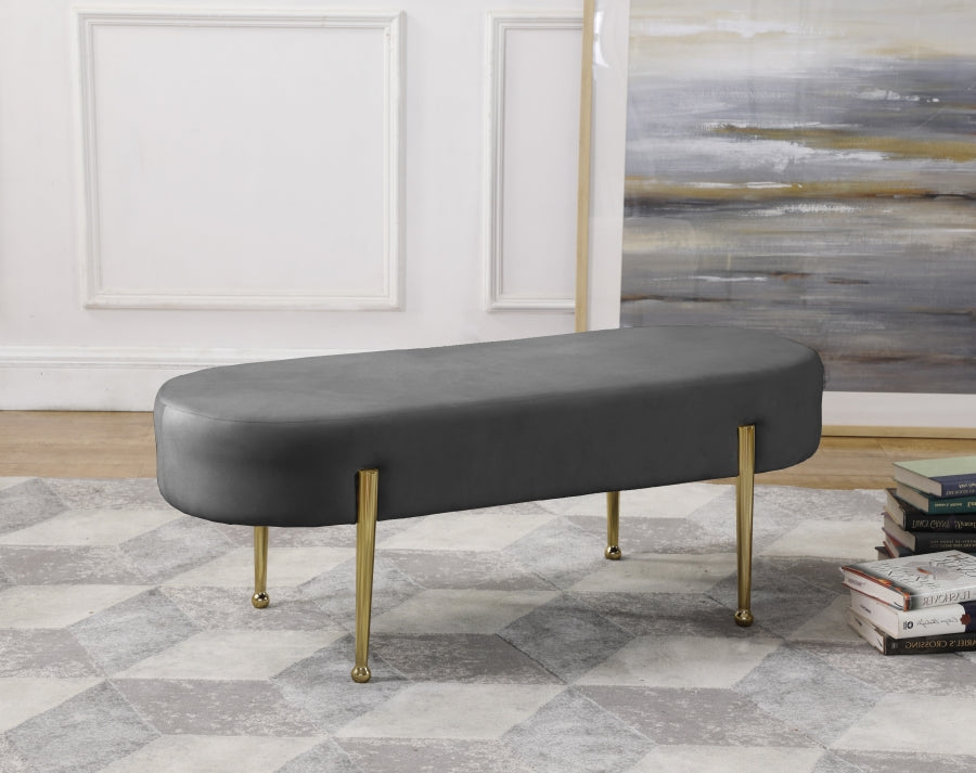 Banc en velours Gia