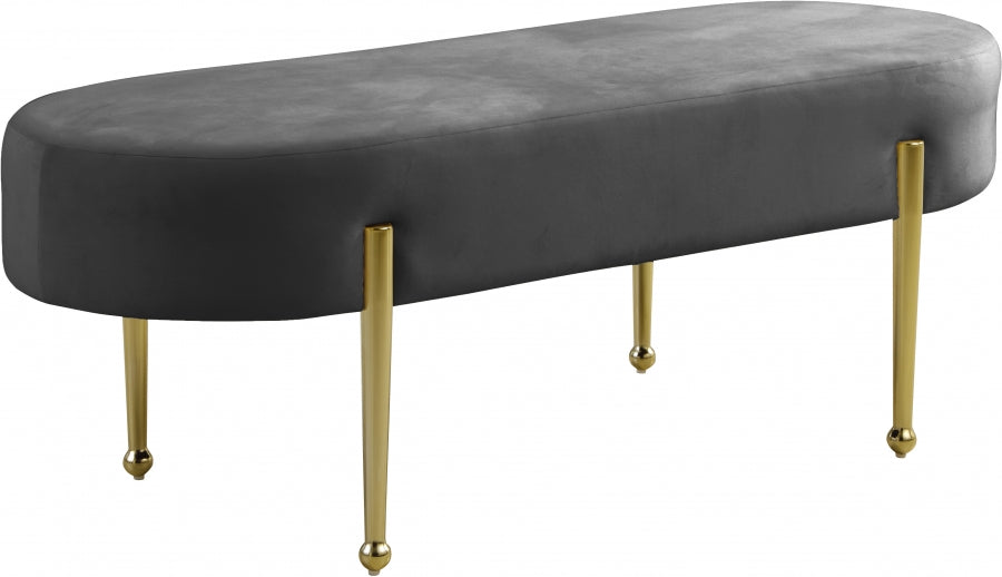 Banc en velours Gia