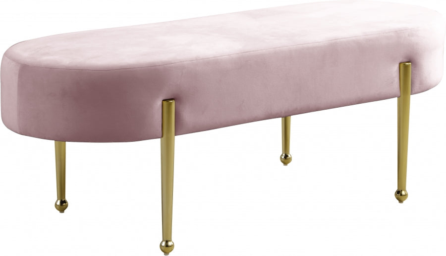 Banc en velours Gia
