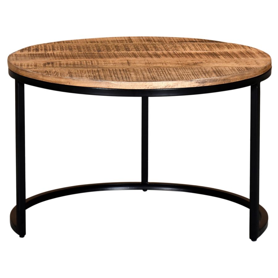 Ensemble de 3 tables basses Darsh en gris délavé