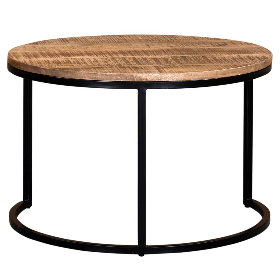 Ensemble de 3 tables basses Darsh en gris délavé