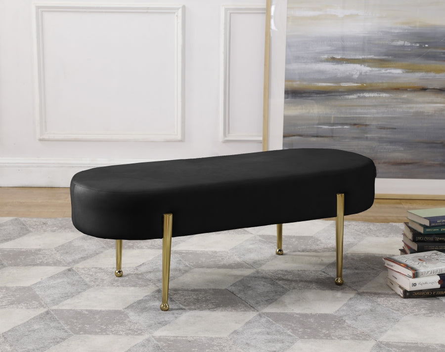 Banc en velours Gia