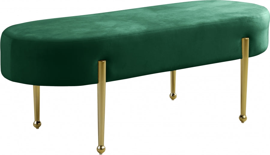 Banc en velours Gia