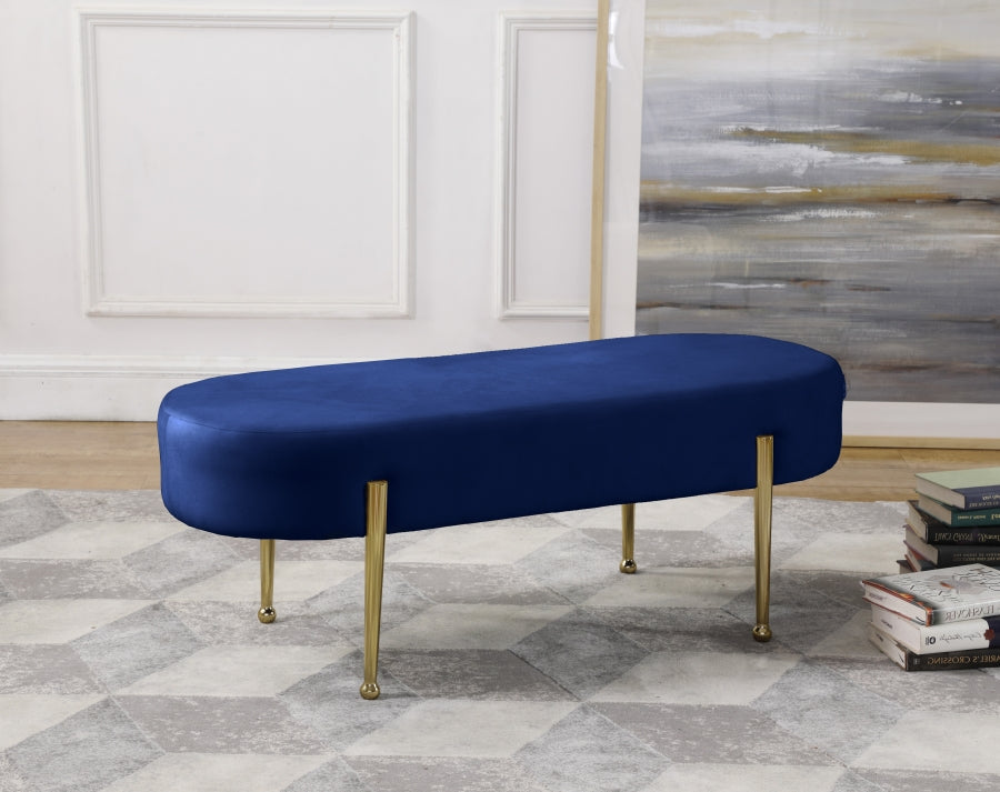 Banc en velours Gia