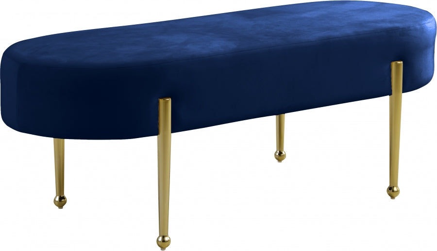 Banc en velours Gia