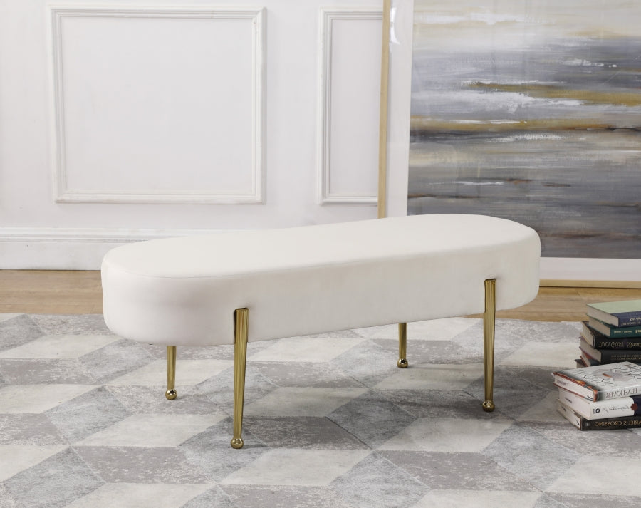 Banc en velours Gia