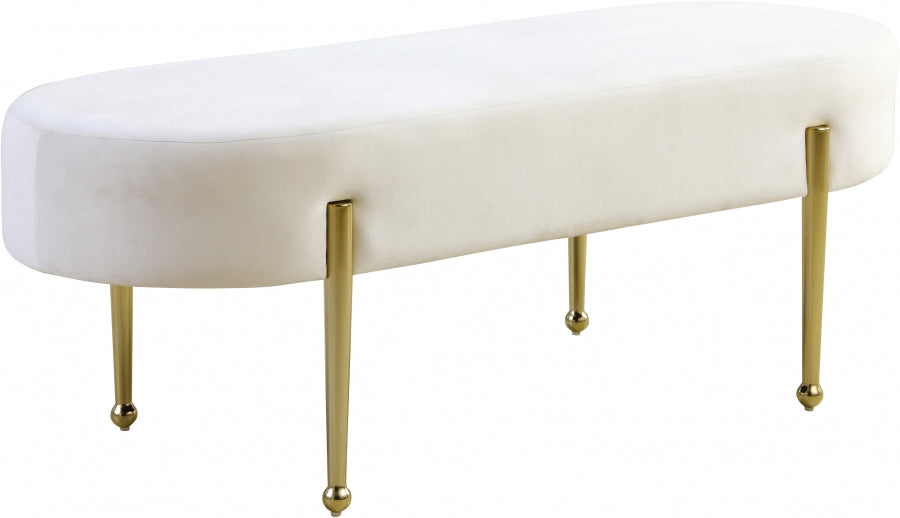 Banc en velours Gia