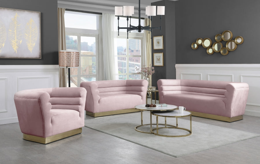 Causeuse en velours Bellini 