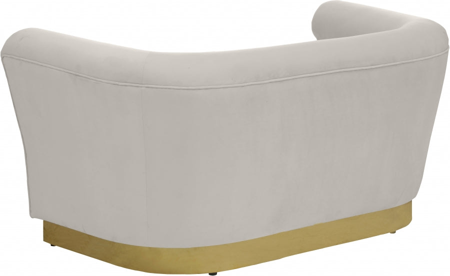 Causeuse en velours Bellini 