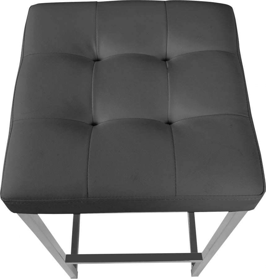 Tabouret de comptoir en similicuir Nicola