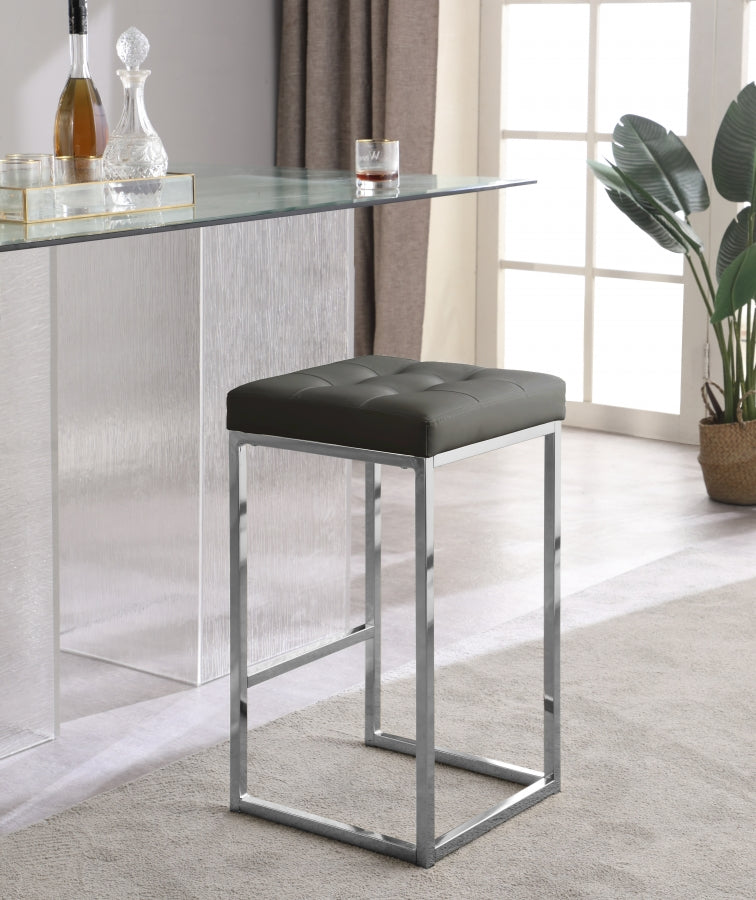 Tabouret de comptoir en similicuir Nicola
