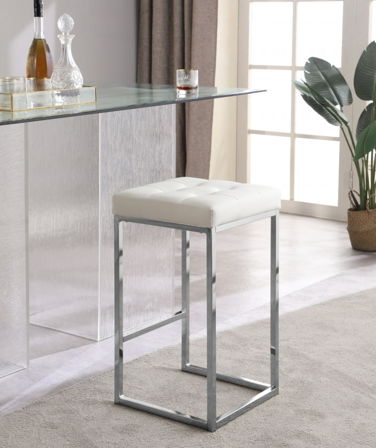 Tabouret de comptoir en similicuir Nicola