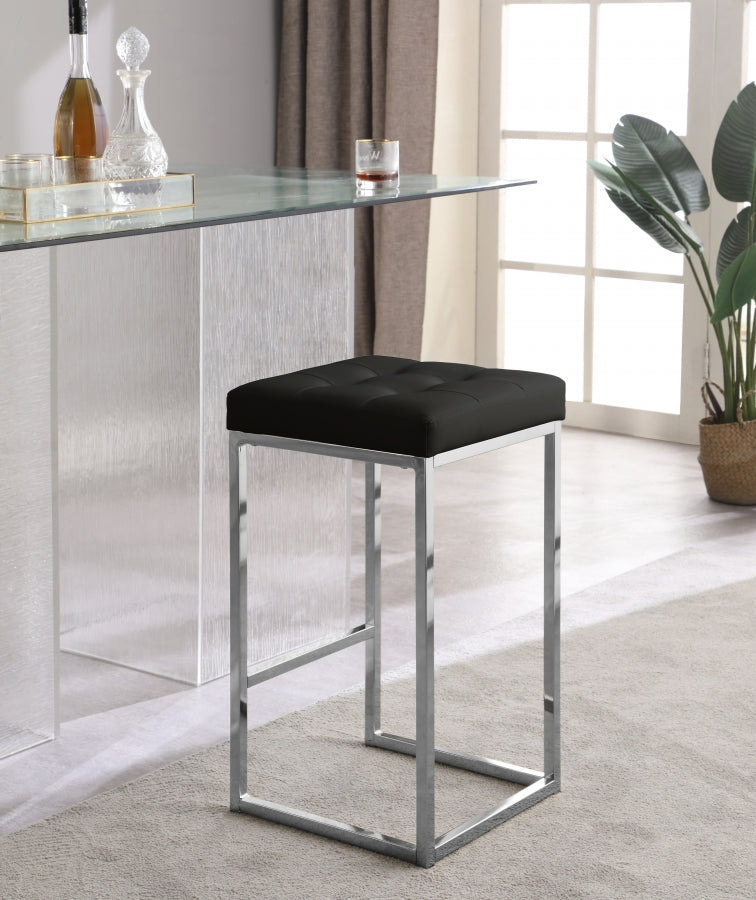 Tabouret de comptoir en similicuir Nicola