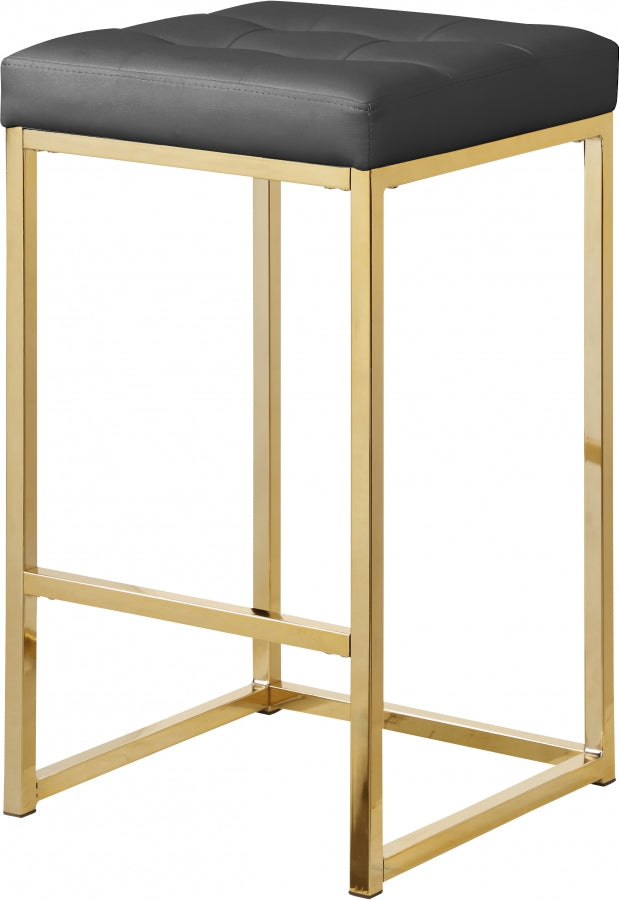 Tabouret de comptoir en similicuir Nicola