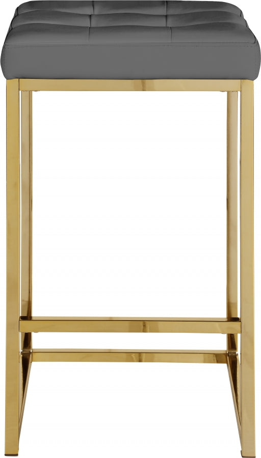 Tabouret de comptoir en similicuir Nicola