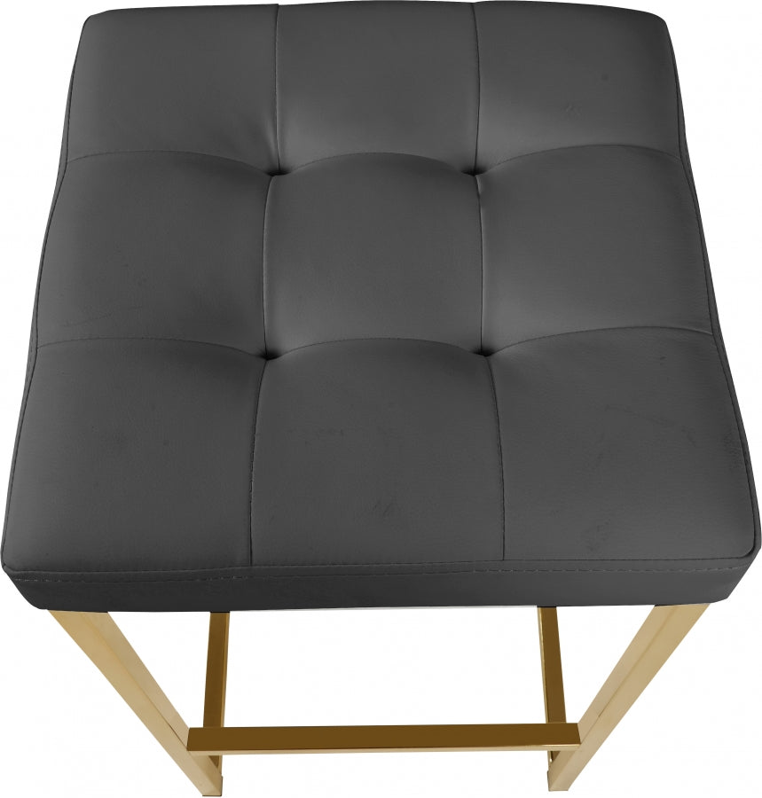 Tabouret de comptoir en similicuir Nicola