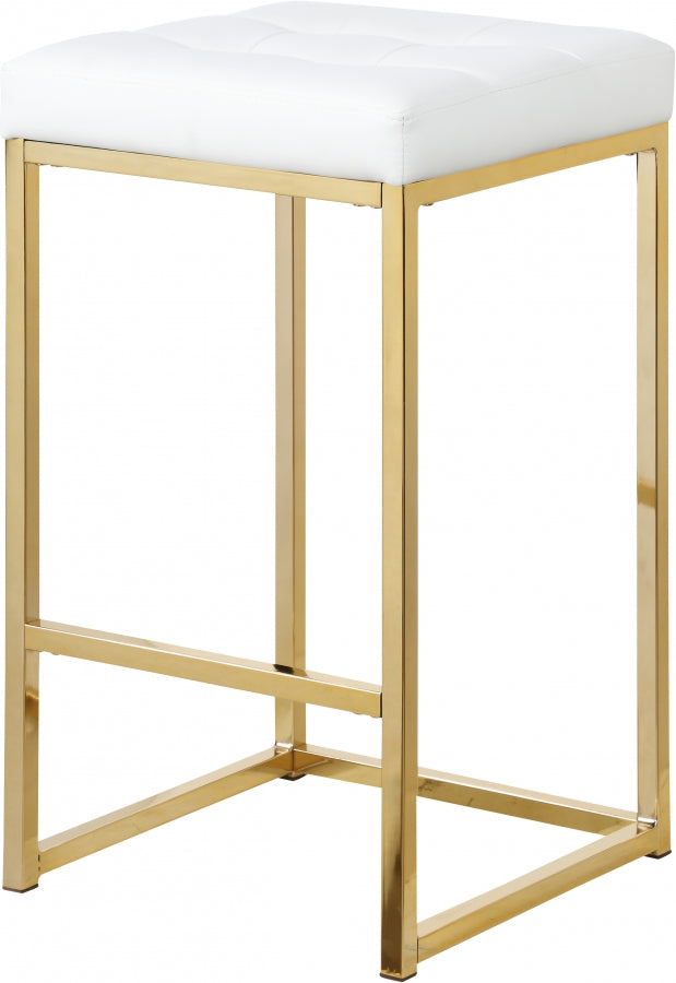 Tabouret de comptoir en similicuir Nicola