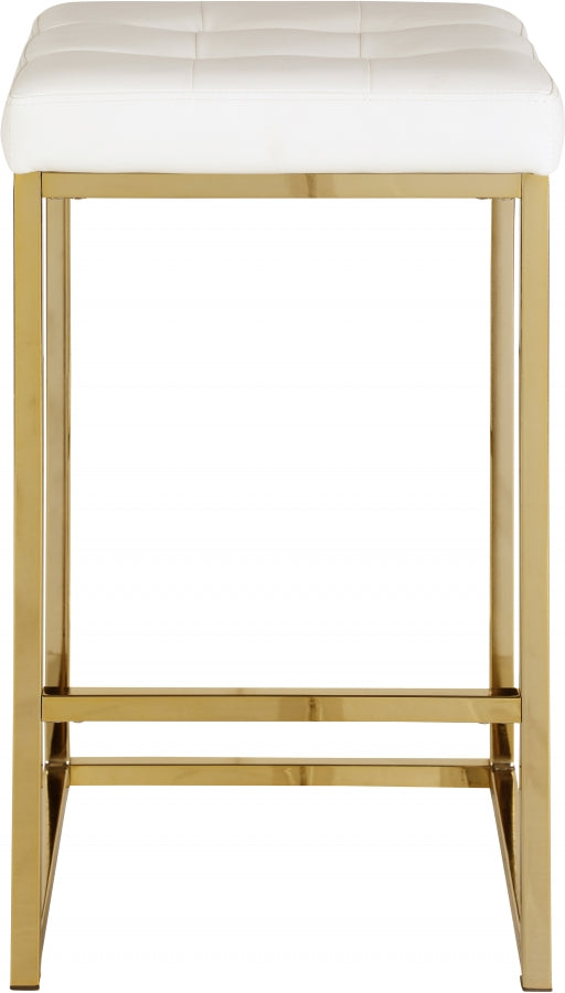 Tabouret de comptoir en similicuir Nicola