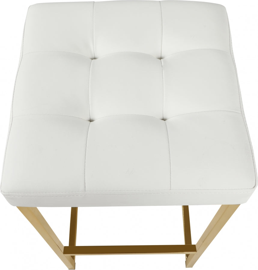 Tabouret de comptoir en similicuir Nicola