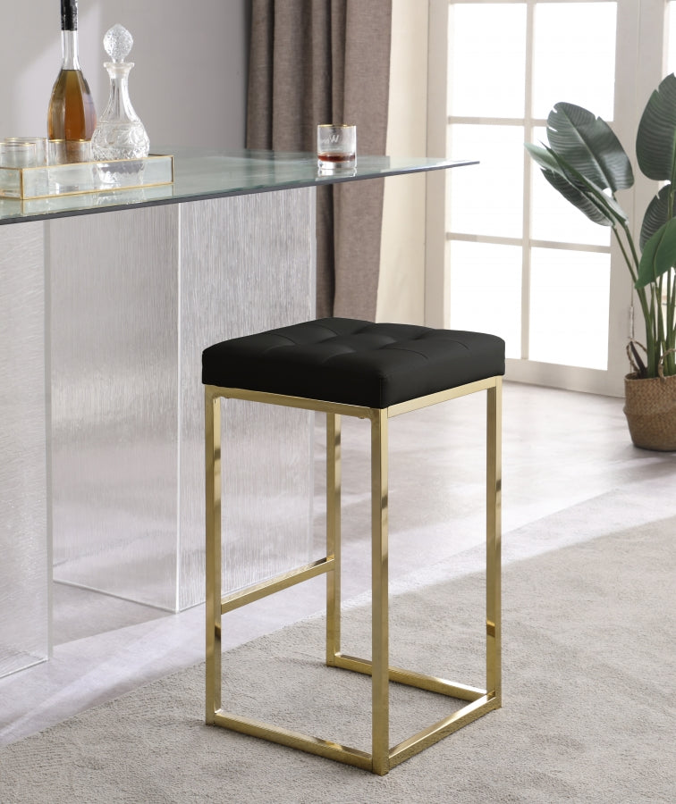 Tabouret de comptoir en similicuir Nicola