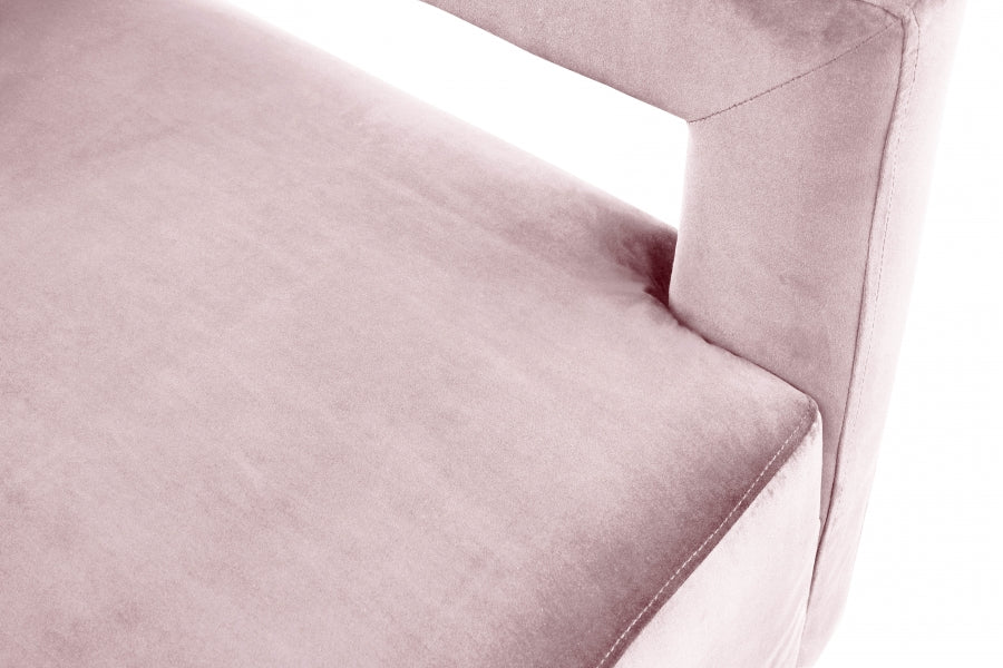 Chaise d'appoint en velours Armani