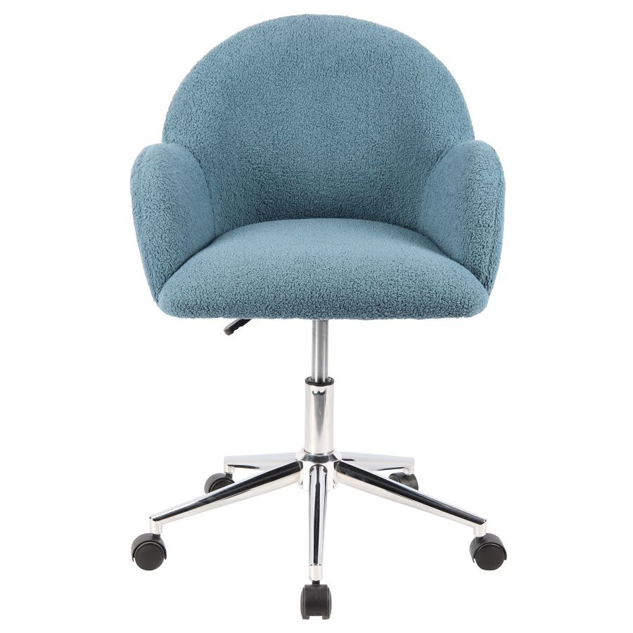 Chaise de bureau à domicile Millie en bleu
