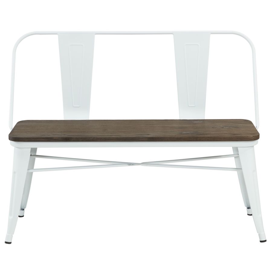 Banc Modus avec dossier en blanc