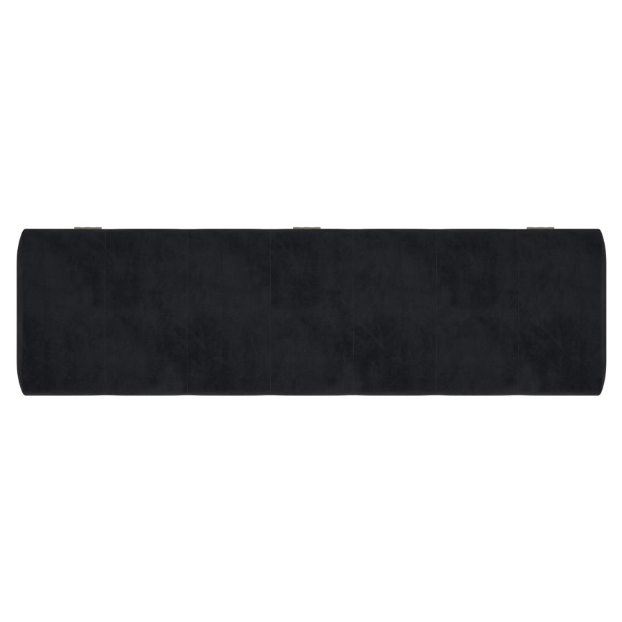 Pouf de rangement Esna en noir