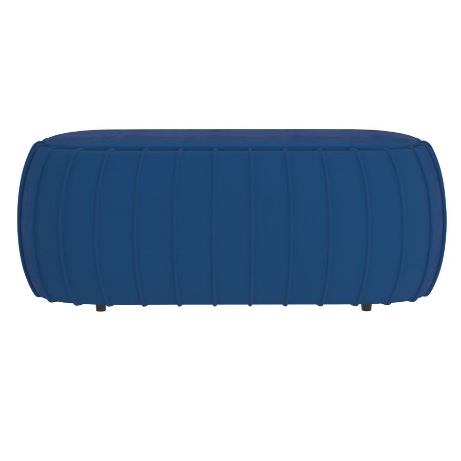 Pouf Gayle en bleu marine