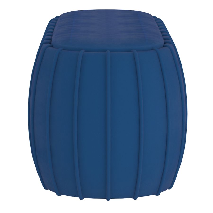 Pouf Gayle en bleu marine