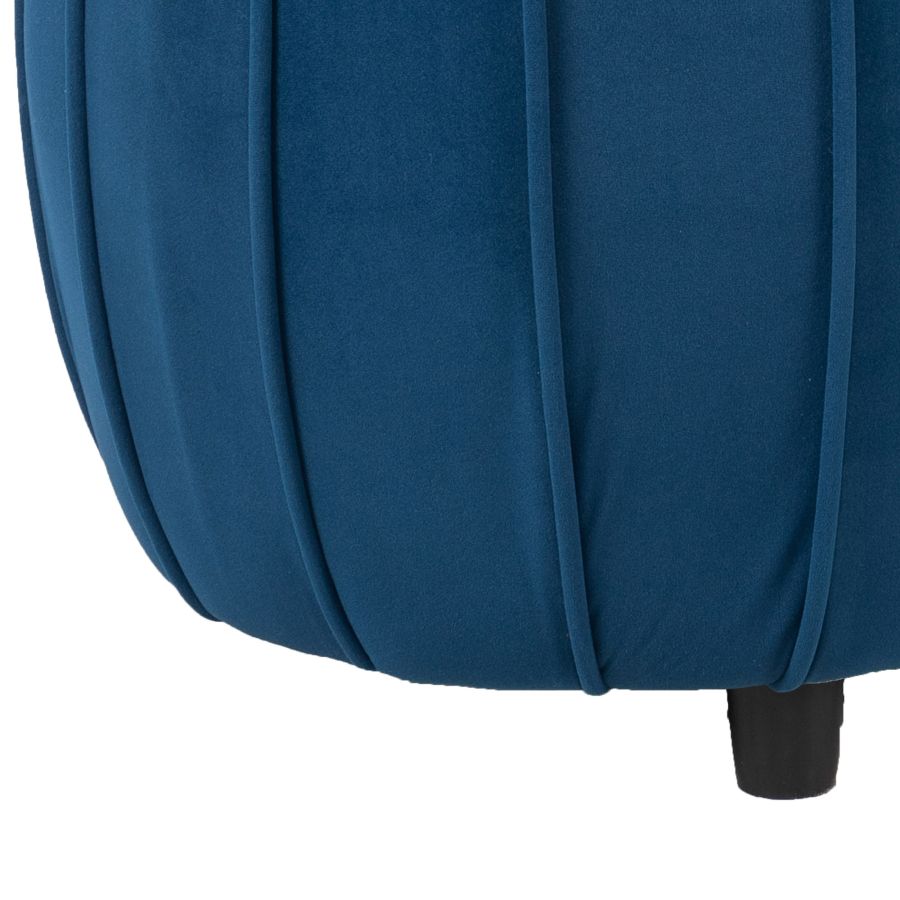 Pouf Gayle en bleu marine