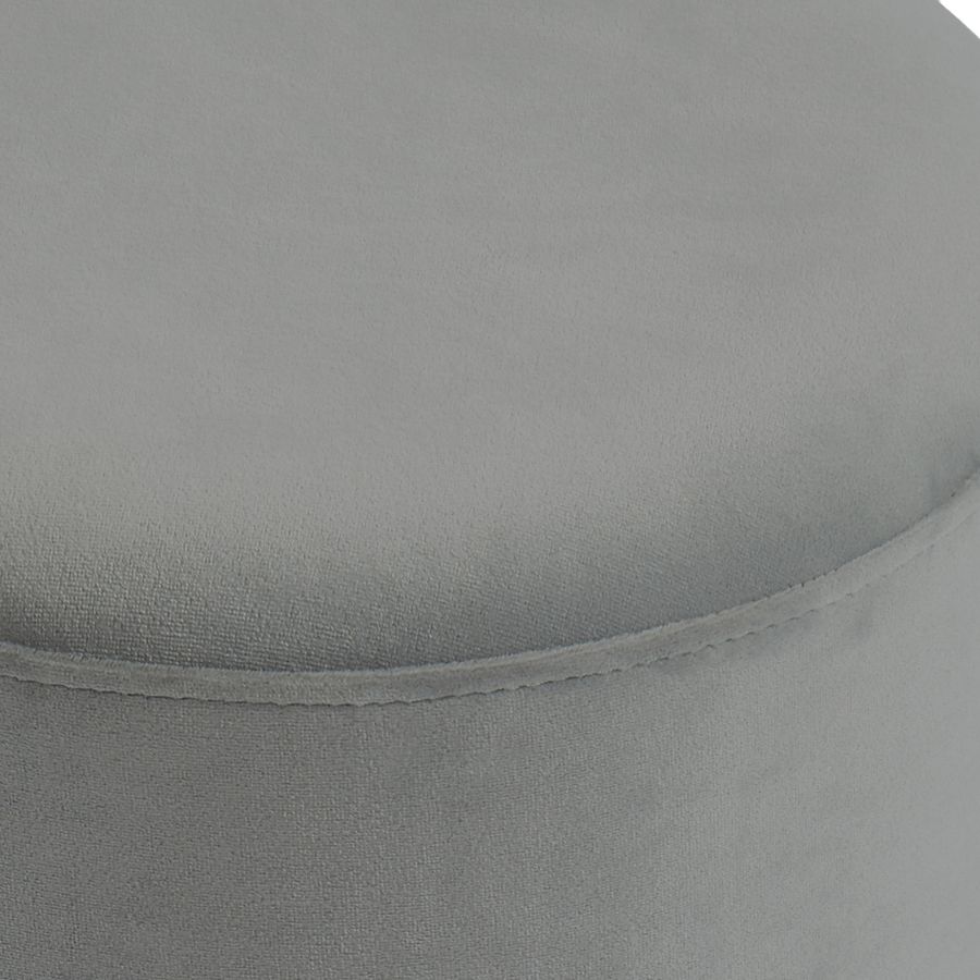 Ensemble de 3 poufs de rangement Tobi en gris et noir