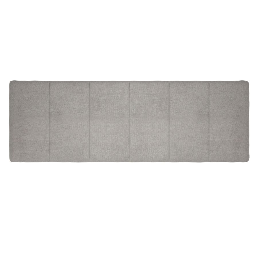 Pouf de rangement Ethel en gris
