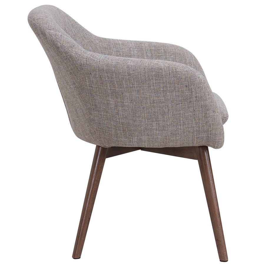 Chaise d'appoint/de salle à manger Minto en mélange beige