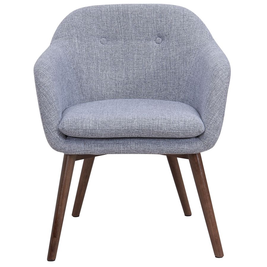 Chaise d'appoint/de salle à manger Minto en mélange de gris