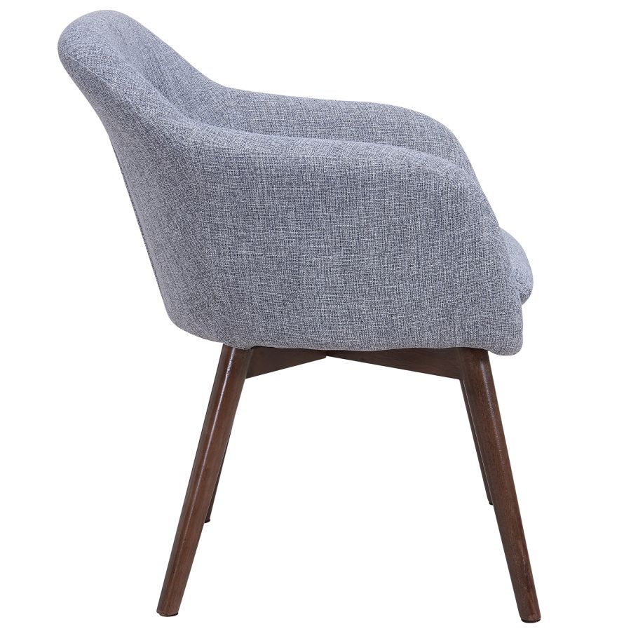 Chaise d'appoint/de salle à manger Minto en mélange de gris