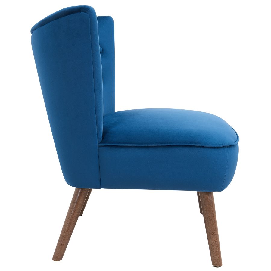 Chaise d'appoint Elle en bleu