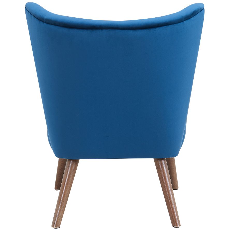 Chaise d'appoint Elle en bleu