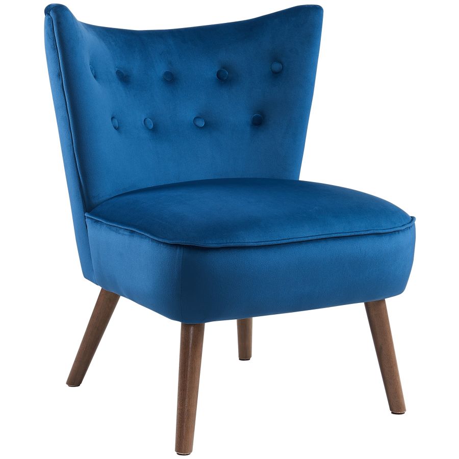 Chaise d'appoint Elle en bleu