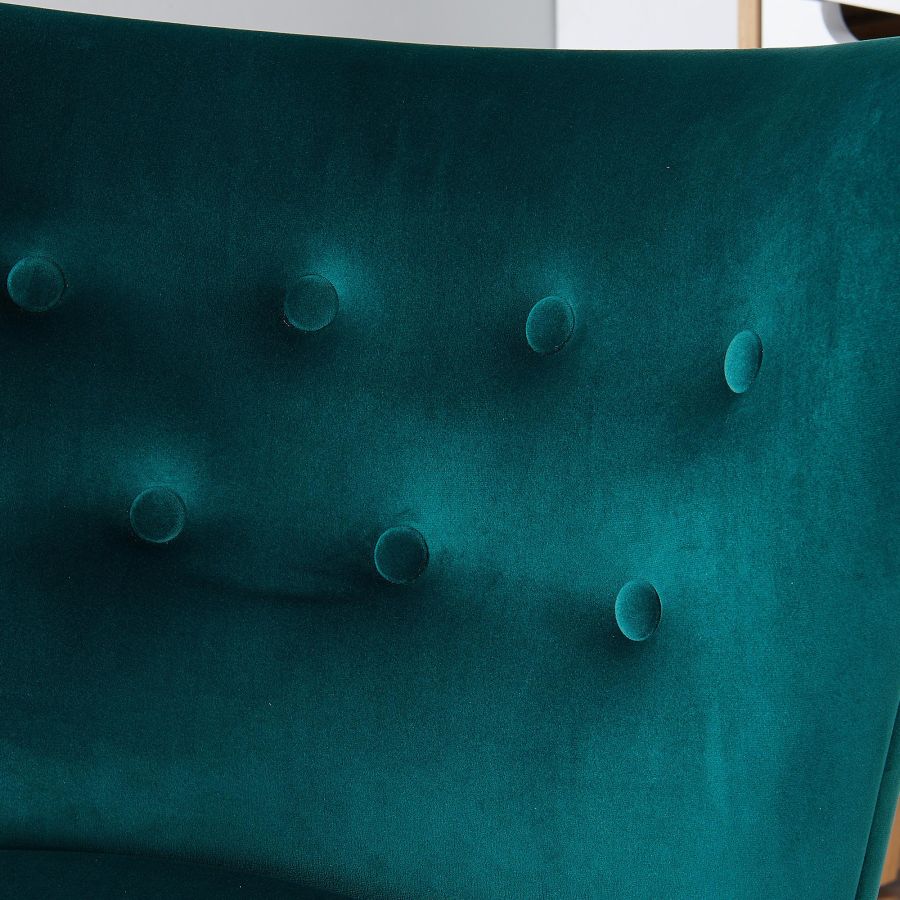 Chaise d'appoint Elle en vert