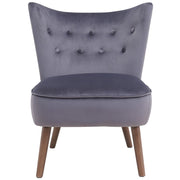 Chaise d'appoint Elle en gris