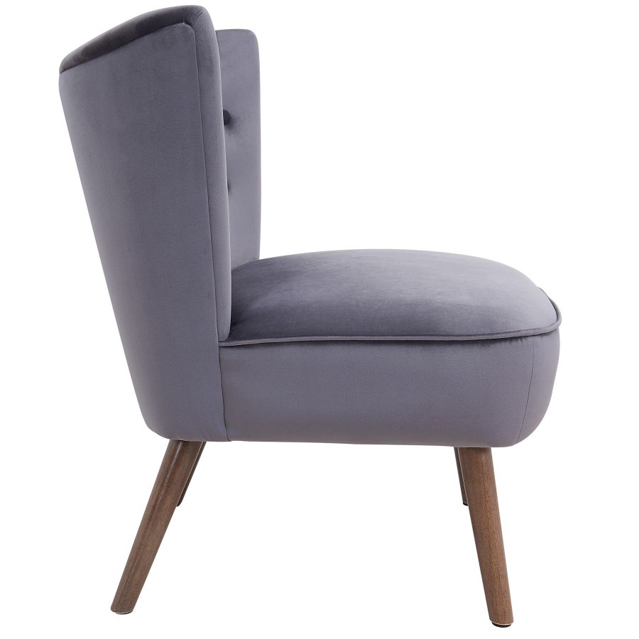 Chaise d'appoint Elle en gris
