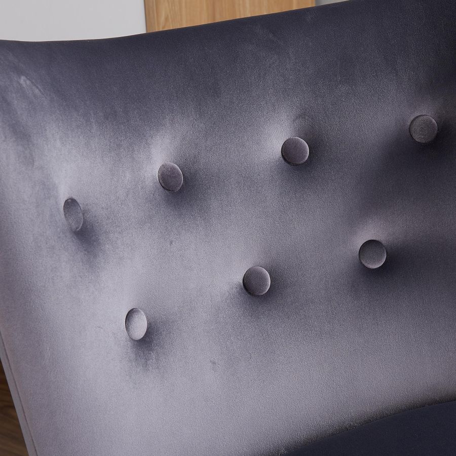 Chaise d'appoint Elle en gris