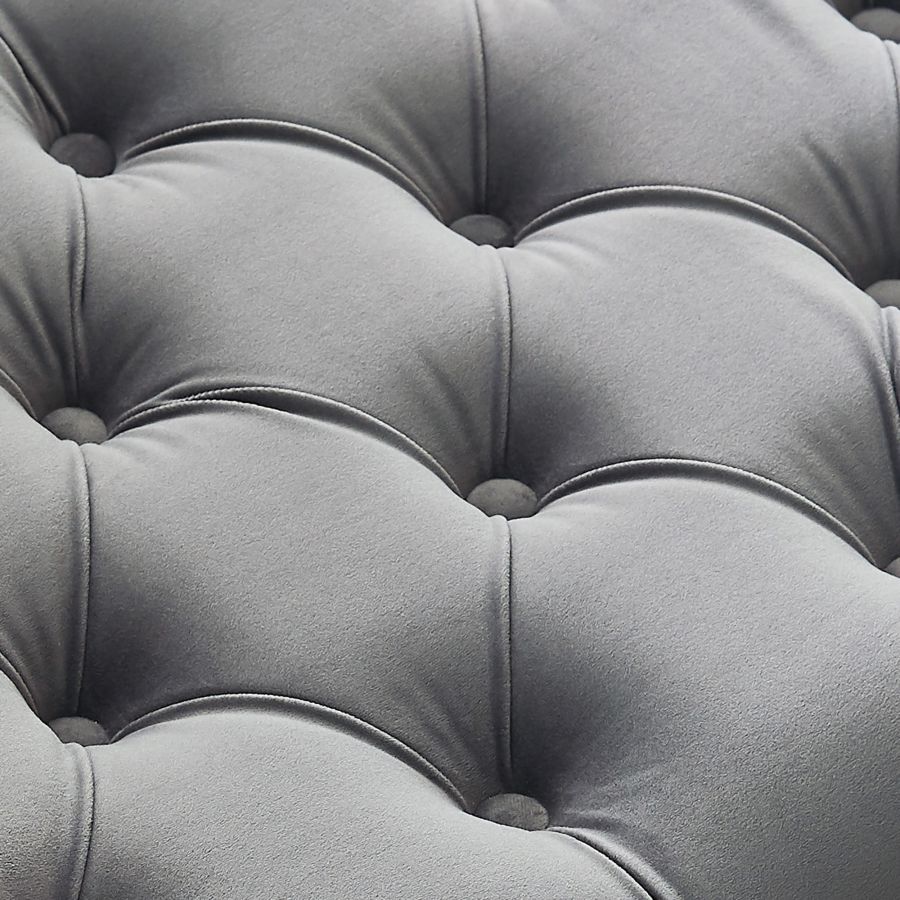Chaise d'appoint pivotante Velci en gris