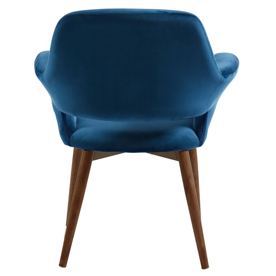 Chaise d'appoint/de salle à manger Miranda en bleu