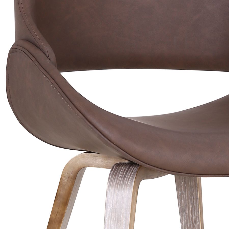 Chaise d'appoint/de salle à manger Serano en brun